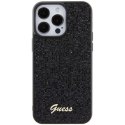 Etui Guess Disco Metal Script na iPhone 15 Pro Max - czarne Guess