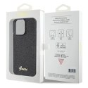 Etui Guess Disco Metal Script na iPhone 15 Pro Max - czarne Guess