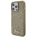 Etui Guess Disco Metal Script na iPhone 15 Pro Max - złote Guess