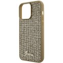 Etui Guess Disco Metal Script na iPhone 15 Pro Max - złote Guess