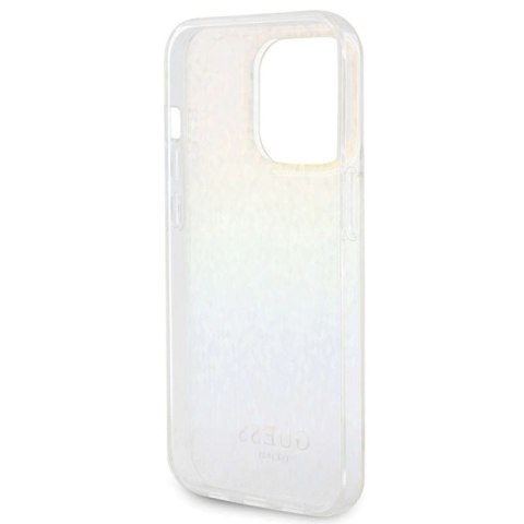 Etui Guess IML Faceted Mirror Disco Iridescent na iPhone 15 Pro - wielokolorowe Guess