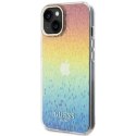 Etui Guess IML Faceted Mirror Disco Iridescent na iPhone 15 - wielokolorowe Guess