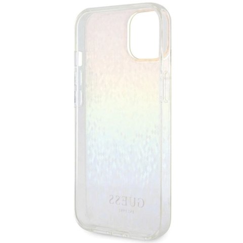 Etui Guess IML Faceted Mirror Disco Iridescent na iPhone 15 - wielokolorowe Guess