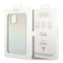 Etui Guess IML Faceted Mirror Disco Iridescent na iPhone 15 - wielokolorowe Guess