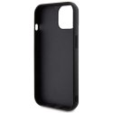 Etui Guess Quilted Metal Logo na iPhone 15 - czarne Guess
