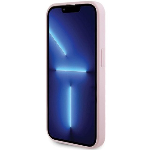 Etui Guess Saffiano MagSafe na iPhone 14 Pro - różowe Guess