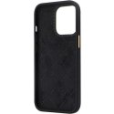 Etui Guess Silicone Logo Strass 4G na iPhone 13 Pro / iPhone 13 - czarne Guess