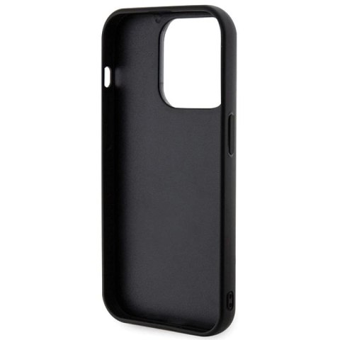 Etui Karl Lagerfeld 3D Rubber Glitter Logo na iPhone 15 Pro Max - czarne Karl Lagerfeld