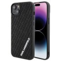 Etui Karl Lagerfeld 3D Rubber Multi Logo na iPhone 15 Plus - czarne Karl Lagerfeld