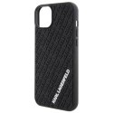 Etui Karl Lagerfeld 3D Rubber Multi Logo na iPhone 15 Plus - czarne Karl Lagerfeld
