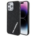 Etui Karl Lagerfeld 3D Rubber Multi Logo na iPhone 15 Pro Max - czarne Karl Lagerfeld