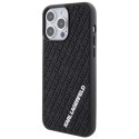 Etui Karl Lagerfeld 3D Rubber Multi Logo na iPhone 15 Pro Max - czarne Karl Lagerfeld