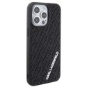 Etui Karl Lagerfeld 3D Rubber Multi Logo na iPhone 15 Pro Max - czarne Karl Lagerfeld