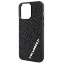 Etui Karl Lagerfeld 3D Rubber Multi Logo na iPhone 15 Pro Max - czarne Karl Lagerfeld