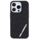 Etui Karl Lagerfeld 3D Rubber Multi Logo na iPhone 15 Pro - czarne Karl Lagerfeld