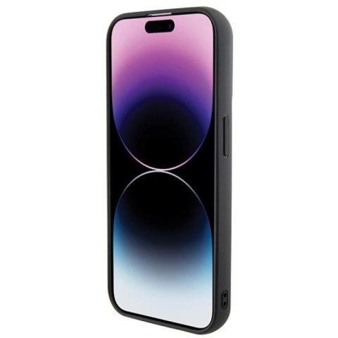Etui Karl Lagerfeld 3D Rubber Multi Logo na iPhone 15 Pro - czarne Karl Lagerfeld