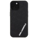 Etui Karl Lagerfeld 3D Rubber Multi Logo na iPhone 15 - czarne Karl Lagerfeld