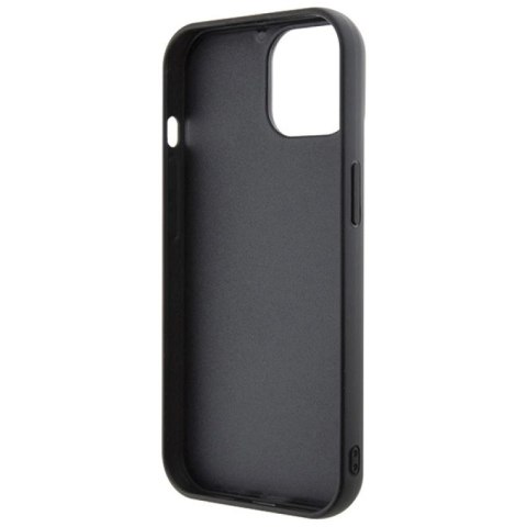 Etui Karl Lagerfeld 3D Rubber Multi Logo na iPhone 15 - czarne Karl Lagerfeld
