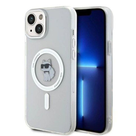 Etui Karl Lagerfeld IML Choupette MagSafe na iPhone 15 Plus - przezroczyste Karl Lagerfeld