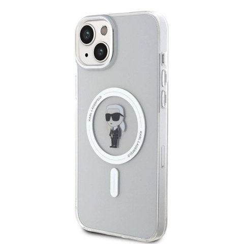 Etui Karl Lagerfeld IML Ikonik MagSafe na iPhone 15 Plus - przezroczyste Karl Lagerfeld