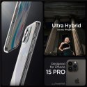 Etui Spigen Crystal Hybrid na iPhone 15 Pro - przezroczyste Spigen