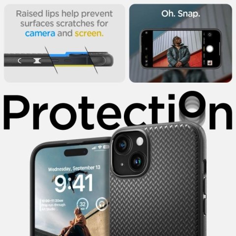 Etui Spigen Mag Armor MagSafe na iPhone 15 - czarny mat Spigen