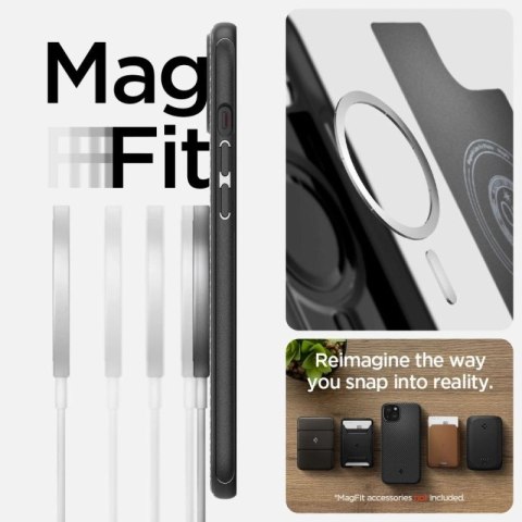 Etui Spigen Mag Armor MagSafe na iPhone 15 - czarny mat Spigen