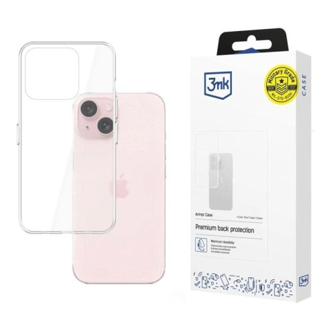 Etui 3mk Armor Case na iPhone 15 Plus - przezroczyste 3mk Protection