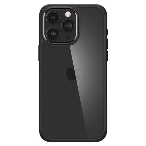 Etui Spigen Crystal Hybrid na iPhone 15 Pro - czarne Spigen