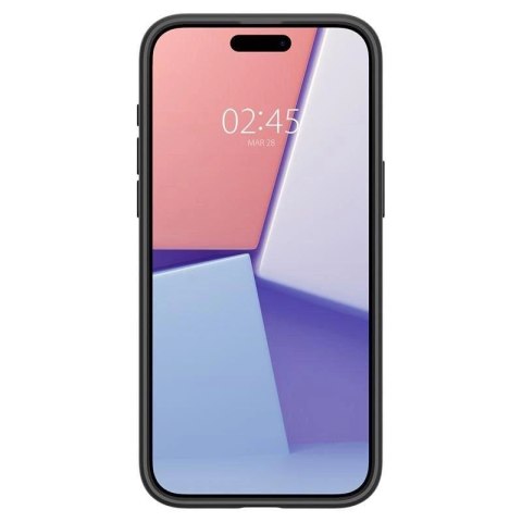Etui Spigen Crystal Hybrid na iPhone 15 Pro - czarne Spigen