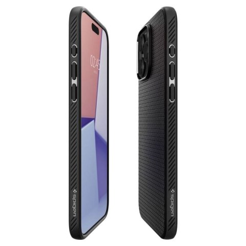 Etui Spigen Liquid Air na iPhone 15 Pro - czarny mat Spigen