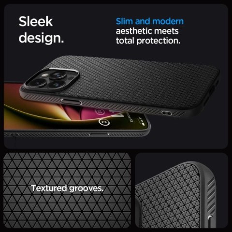 Etui Spigen Liquid Air na iPhone 15 Pro - czarny mat Spigen