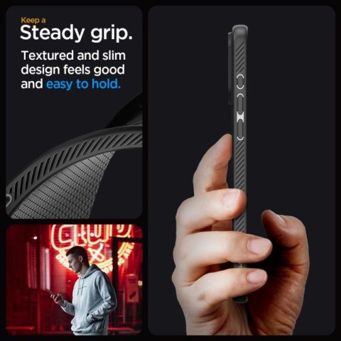 Etui Spigen Liquid Air na iPhone 15 Pro - czarny mat Spigen