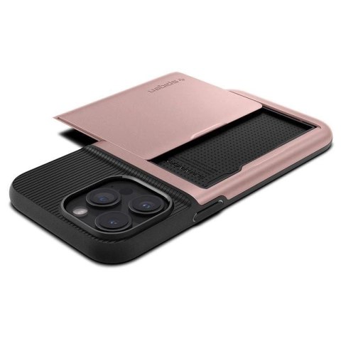 Etui Spigen Slim Armor CS na iPhone 15 Pro Max - różowe Spigen