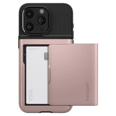 Etui Spigen Slim Armor CS na iPhone 15 Pro Max - różowe Spigen