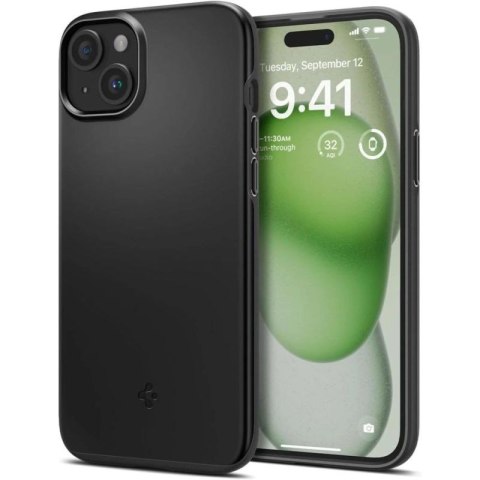 Etui Spigen Thin Fit na iPhone 15 Plus - czarne Spigen