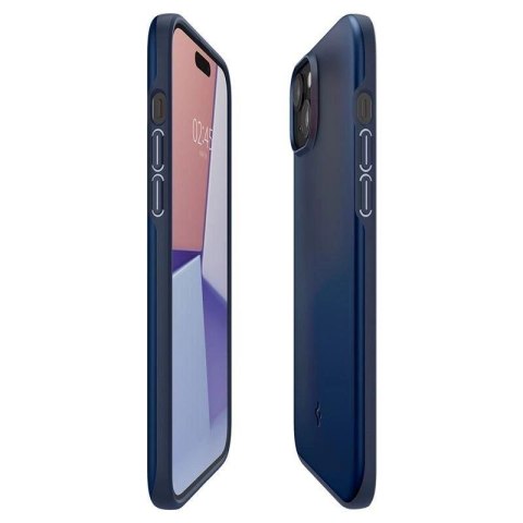 Etui Spigen Thin Fit na iPhone 15 Plus - niebieskie Spigen