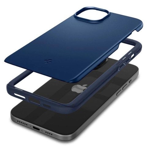 Etui Spigen Thin Fit na iPhone 15 Plus - niebieskie Spigen