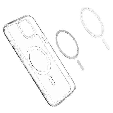 Etui Spigen Ultra Hybrid Mag z MagSafe na iPhone 15 Plus - białe Spigen
