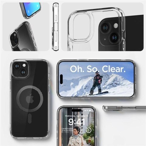 Etui Spigen Ultra Hybrid MagSafe na iPhone 15 Plus - karbon Spigen