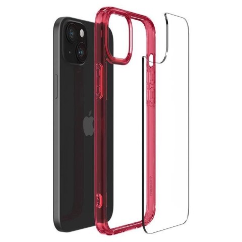 Etui Spigen Ultra Hybrid na iPhone 15 Plus - czerwone Spigen