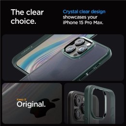 Etui Spigen Ultra Hybrid na iPhone 15 Pro Max - ciemnozielone Spigen
