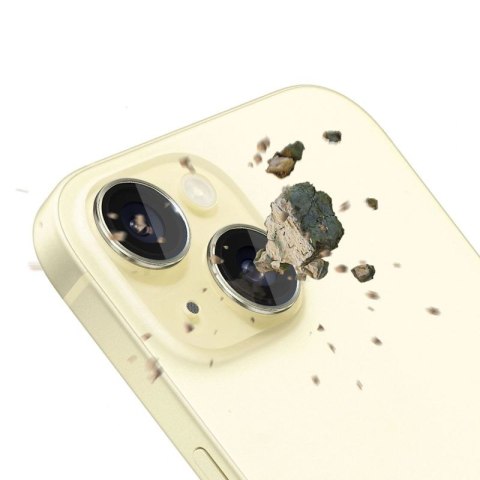 Osłona aparatu 3mk Lens Protection Pro na iPhone 15 - żółta