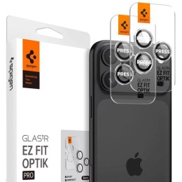 Osłona aparatu Spigen Glas.tR EZ Fit Optik Pro na iPhone 15 Pro / 15 Pro Max / 16 Pro / 16 Pro Max / 17 Pro / 17 Pro Max - 2 szt Spigen