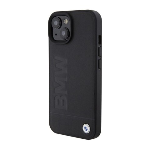 Etui BMW Signature Logo Imprint MagSafe do iPhone 15 - czarne BMW