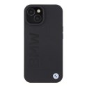 Etui BMW Signature Logo Imprint MagSafe do iPhone 15 - czarne BMW