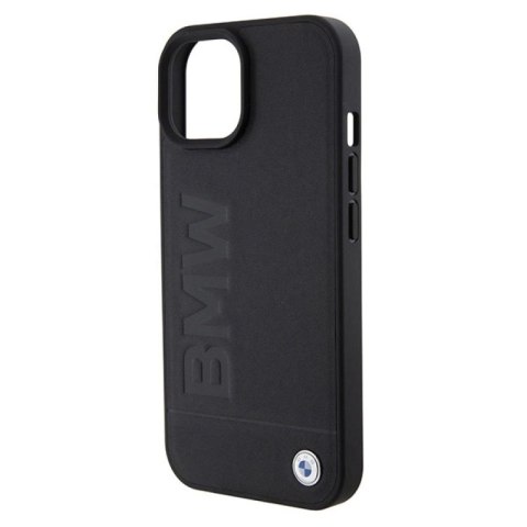 Etui BMW Signature Logo Imprint MagSafe do iPhone 15 - czarne BMW