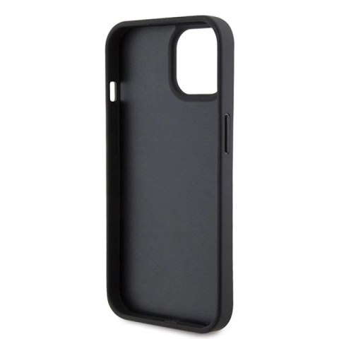Etui Ferrari Twist Metal Logo do iPhone 15 - czarne Ferrari