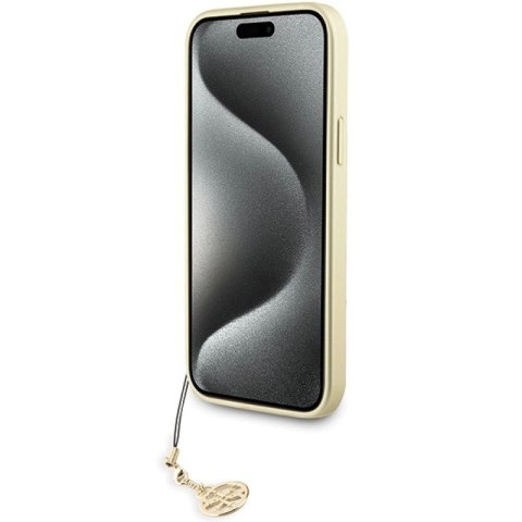Etui Guess 4G Charms Collection do iPhone 15 Pro Max - szare Guess