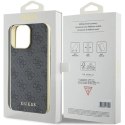 Etui Guess 4G Charms Collection do iPhone 15 Pro Max - szare Guess